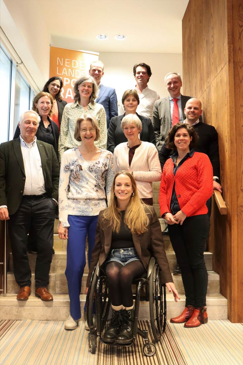 Groepsfoto bijeenkomst met departementen op 5 maart