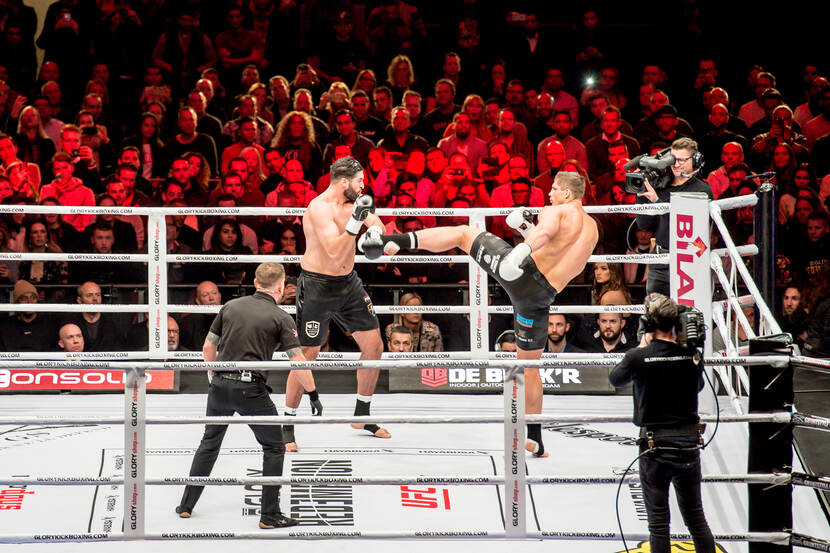 Bokswedstrijd met Rico Verhoeven