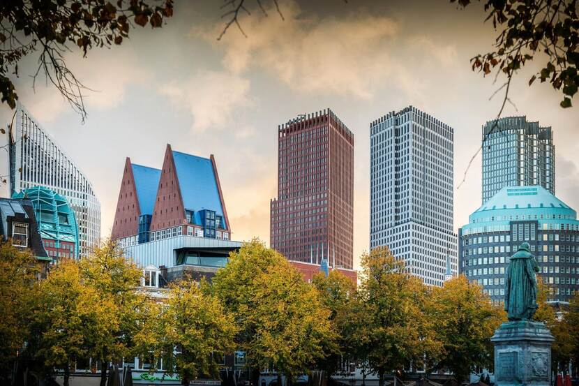 Foto skyline Den Haag