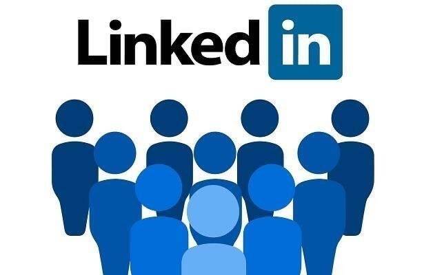 afbeelding Linkedin logo met groep mensen