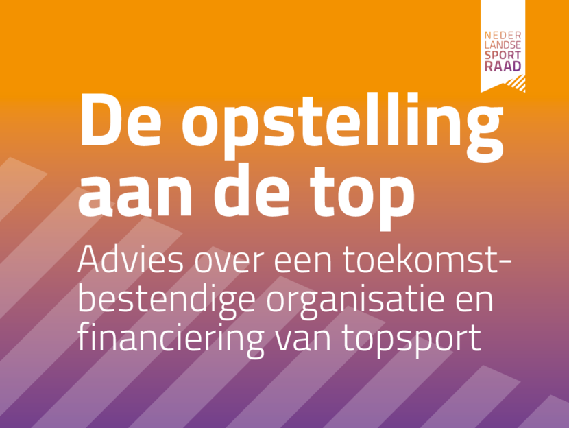 Omslag advies De opstelling aan de top